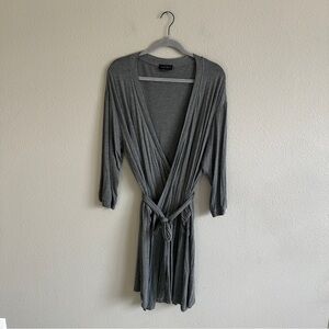 Hatch-to-Hospital Maternity Gray Robe